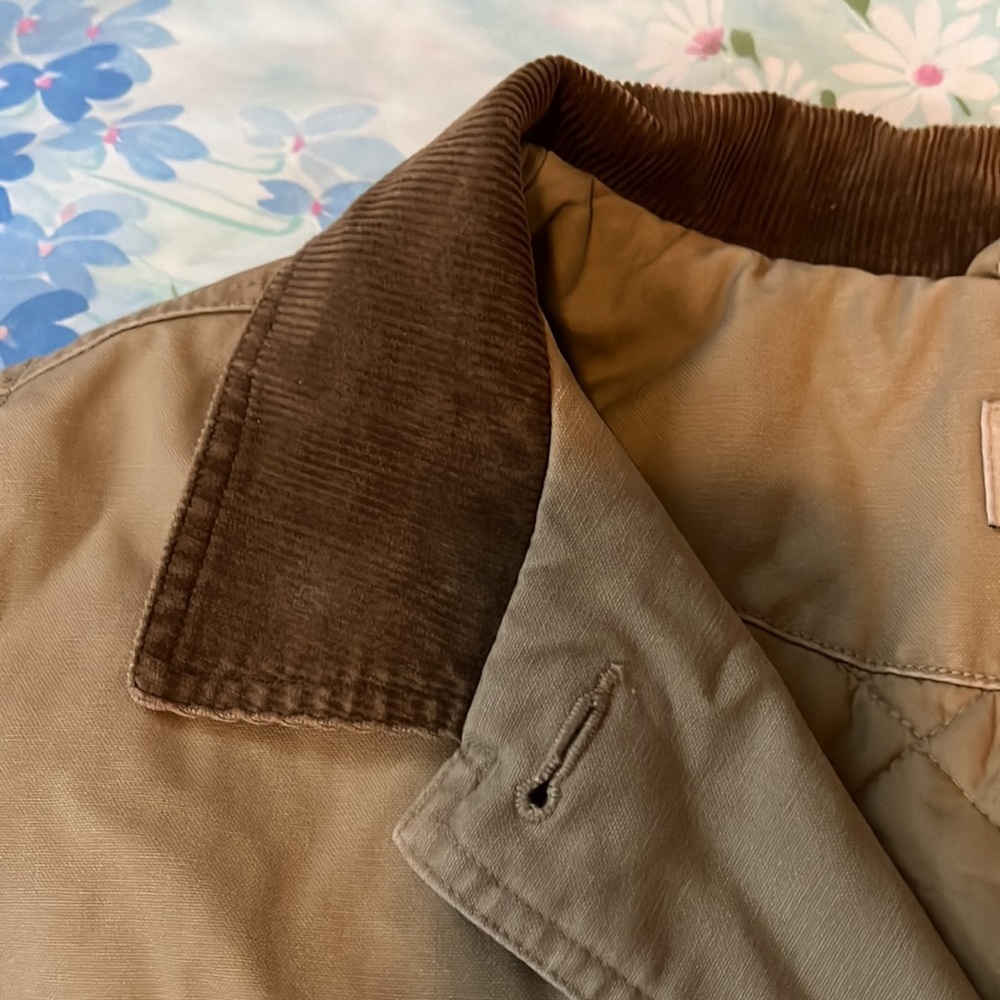 LL Bean Adirondack Barn Jacket Canvas Quilted 2X - Picture 3 of 14